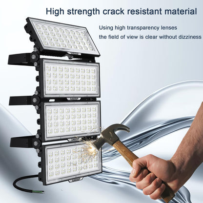 Vrbgify 800W LED Stadium Lights 2 Pack 104000 Lumen Outdoor Floodlights 6500K Daylight IP67 Waterproof 100-277V 6KV Surge for Sports Fields